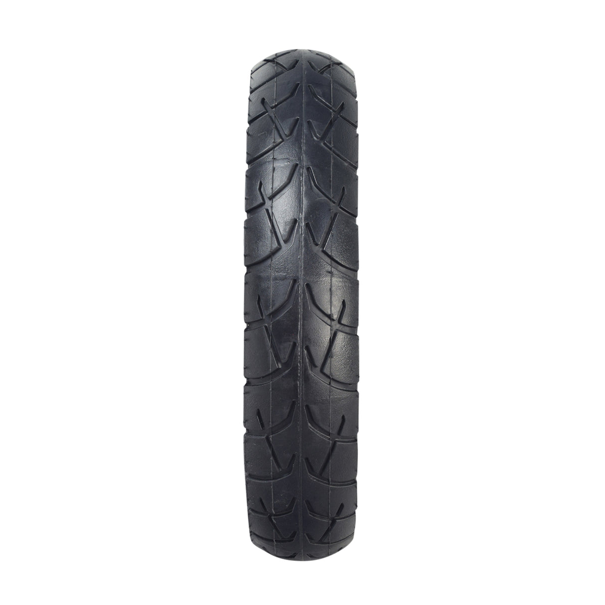 12-1/2x2-1/4 (57-203/62-203) Scooter Tire with Wide Tread, showcasing a close-up of its distinctive tread pattern, designed for enhanced grip on electric recreational scooters.