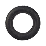 6x1.25 Pneumatic Scooter Tire, shown as a black tire with defined tread, ideal for rear wheels on Pulse Sonic and Super-B scooters, available with or without an angled Schrader valve inner tube.