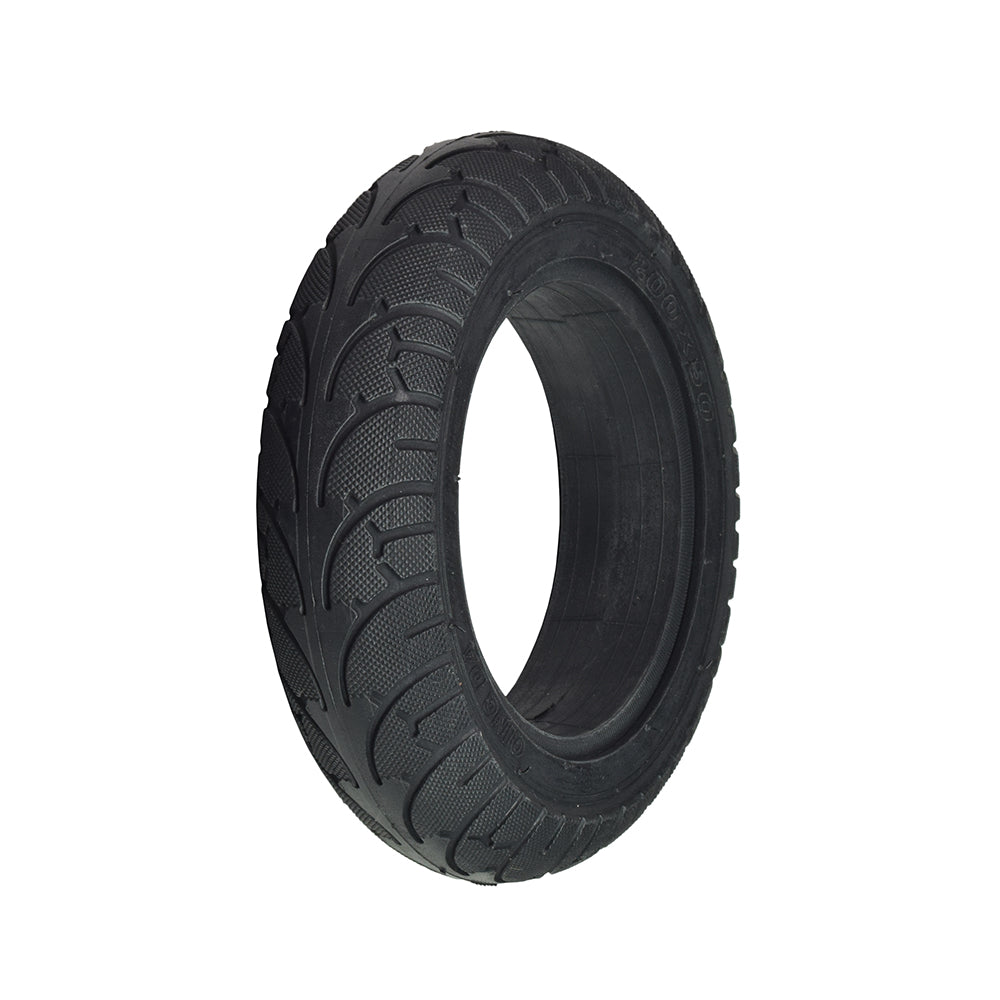 200x50 (8x2) Solid Tire with 4.5 Inner Diameter for Self-Balancing Scooters, featuring a robust tread pattern, suitable for Ninebot by Segway ES1, ES1L, ES2, and ES4 models.