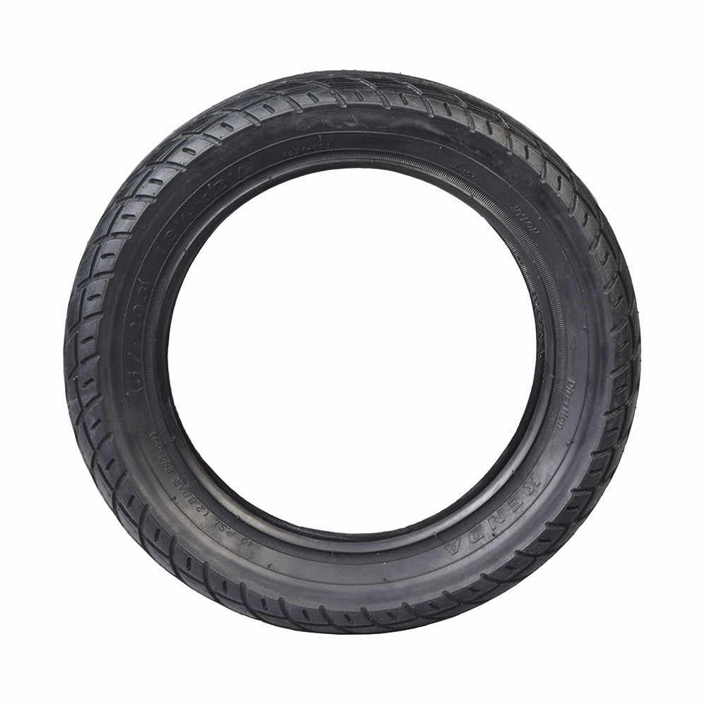 12-1/2x2-1/4 (57-203) Scooter Tire with K924 Tread, featuring durable synthetic and natural rubber with a distinctive tread pattern, designed for various electric recreational scooters.