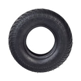 9x3 (2.80/2.50-4) Rear Tire for the Drive ZooMe 3, showcasing a black pneumatic tire with shallow sipes, designed for concrete surfaces.