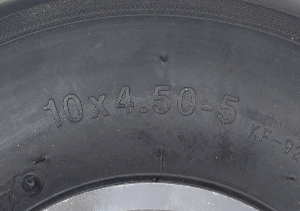 Rear Drift Wheels for the Razor DXT Electric Drift Trike (Set of 2) showing close-up of treadless tire with numerical markings and a circular design, highlighting the smooth, slick surface ideal for drifting.