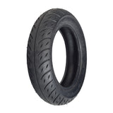 3.00-10 (100/80-10) Tire & Tube Set with KF853 Tread for the Razor RSF650, showcasing a close-up of the thin, low-siped directional tread pattern, ideal for electric sport bikes.