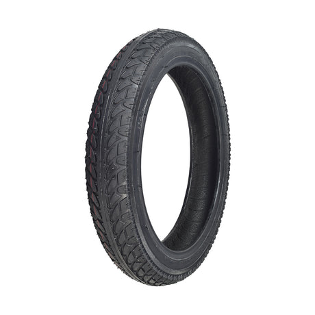 16x2.50 Tubeless Pneumatic Tire for X-Treme Electric Scooters, featuring a close-up of the directional P1095 tread pattern designed for optimal performance and compatibility with various scooters and jogging strollers.