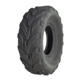 Set of two 20x7.00-8 ATV, Go-Kart, & Mini Bike Tires with QD116 V-Tread, showcasing aggressive tread patterns for enhanced traction and control across diverse surfaces.