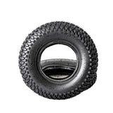 200x50 (8x2) tire with knobby diamond tread for the MBS Atom 95X Mountainboard, featuring a close-up of the tread pattern and central hole, designed for enhanced traction on loose surfaces.