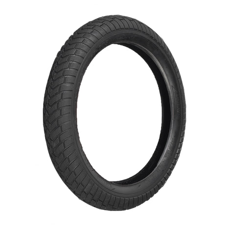 12-1/2x2-1/4 Tire with Street Tread for Electric Bikes & Scooters, featuring a pebble-grain shallow-siped tread designed for urban commuting, enhancing speed and maneuverability.