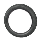 12-1/2x2-1/4 Tire with Street Tread for Electric Bikes & Scooters featuring a pebble-grain shallow-siped pattern, ideal for urban commuting with enhanced speed and maneuverability.