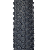 Close-up of the 14x2.125 Knobby Tire for the Gyroor C3 Electric Bike, showcasing its detailed knobby tread pattern for superior traction on various terrains.