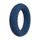 8.5 x 2 Solid Honeycomb Tire for Scooters, featuring a unique honeycomb design with open holes for shock absorption, visible tread pattern, and durable construction, ideal for flat-free performance on electric scooters.