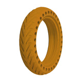 8.5 x 2 Solid Honeycomb Tire for Scooters featuring a series of open holes around the radius for shock absorption, ensuring flat-free performance.