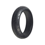 200x50 (8x2) Solid Tire for Ninebot by Segway Electric Scooters, showcasing low-siped street tread designed for hard city pavement, ensuring a flat-free ride with solid rubber construction.