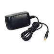 12 Volt 1.2 Amp 2.1mm ID Coaxial Battery Charger for the Huffy SWAT Truck Ride-On Toy, shown with a black power cord and a yellow connector, suitable for single 12 volt battery systems.