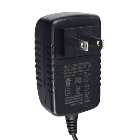 12 Volt 1.2 Amp 2.1mm ID Coaxial Battery Charger for the Razor MX125 Dirt Rocket, featuring a black power adapter with an attached cord, designed for single 12 volt battery systems.