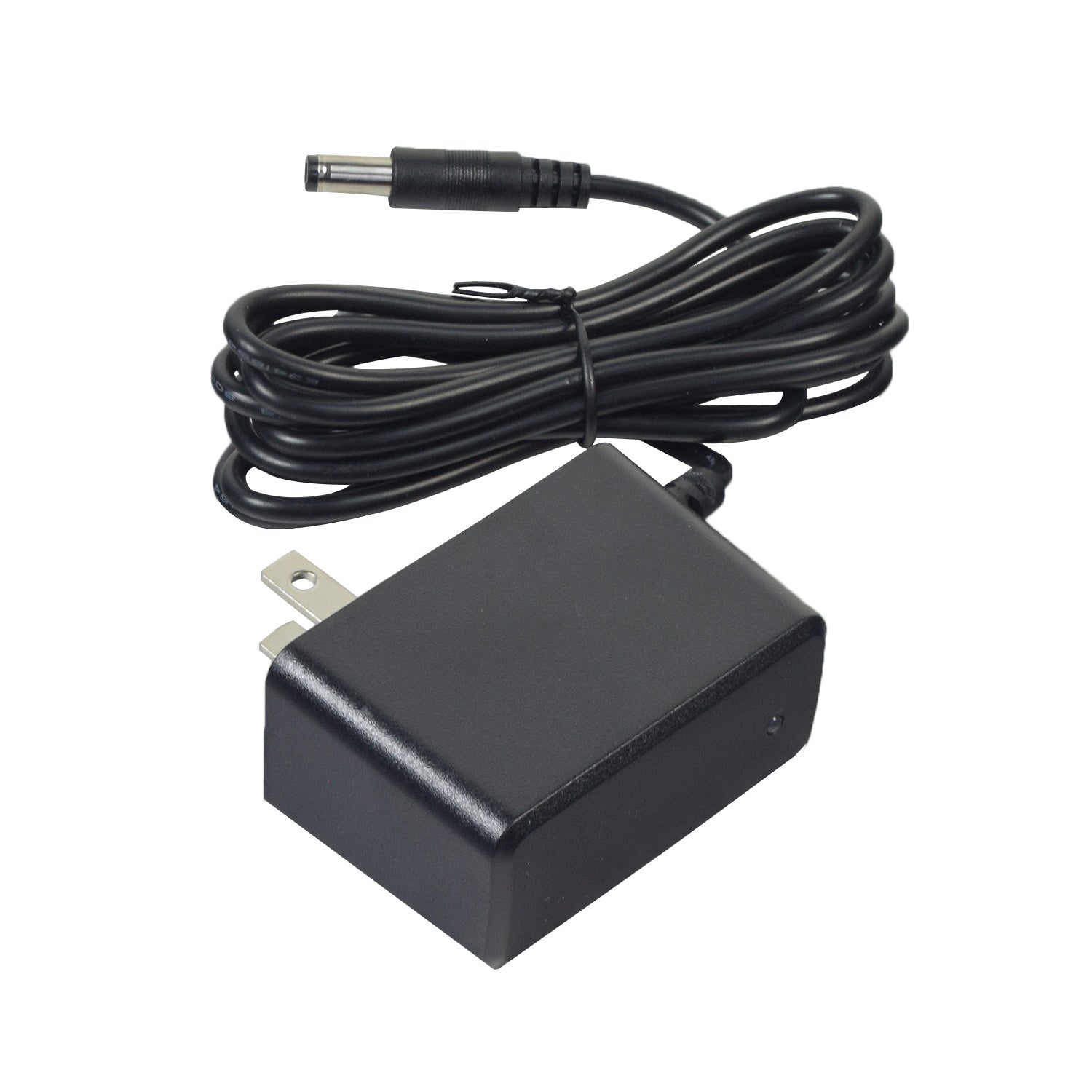 6 Volt 0.5 Amp Coaxial Battery Charger for Best Choice Products 6V Ride-On Toys, featuring a black power adapter with an attached cable and a barrel plug connector.