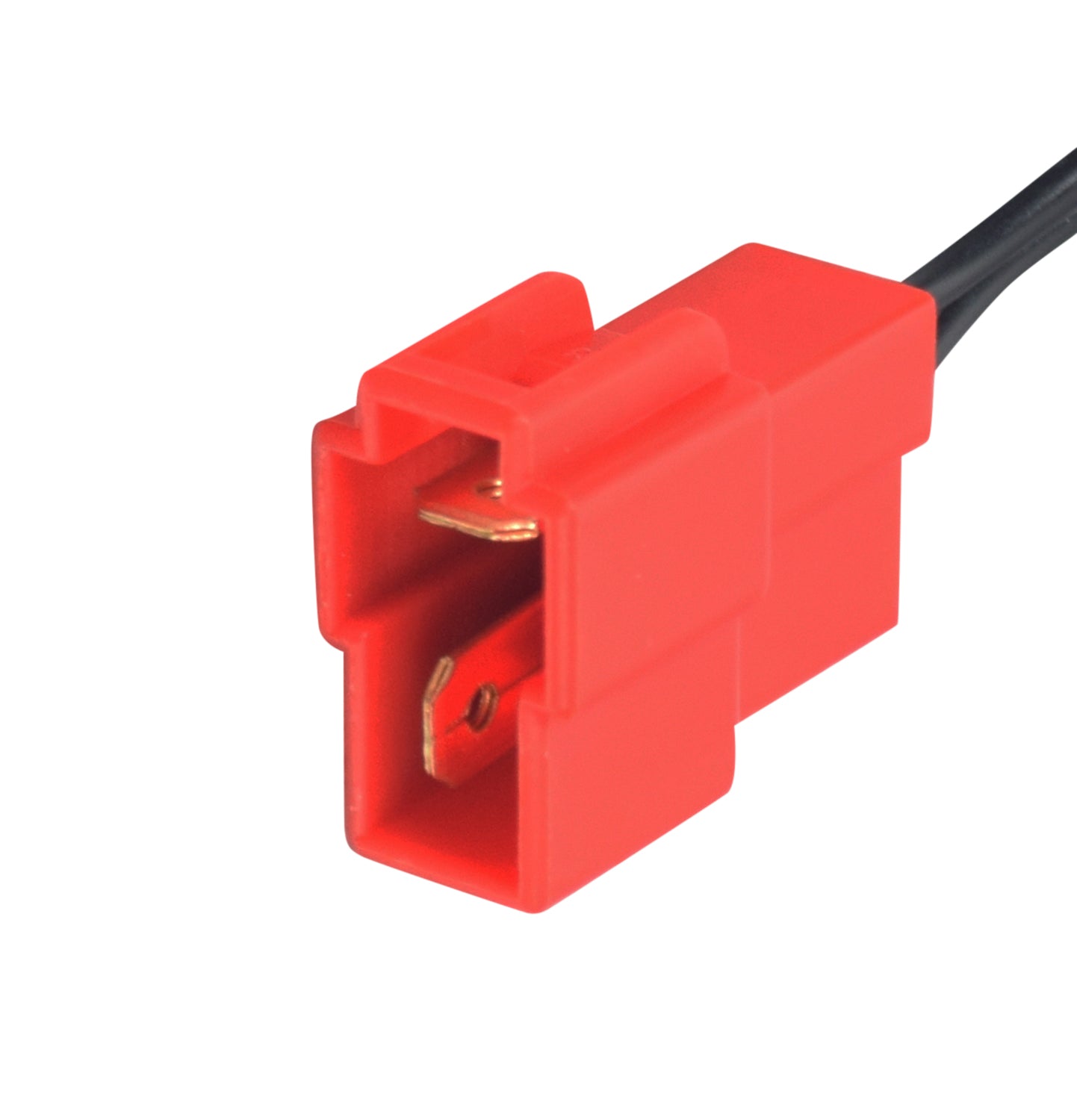 6 Volt Battery Charger for Kid Trax Disney Ride-On Toys, featuring a red 2-pin square connector with a black wire for easy wall-mount charging.