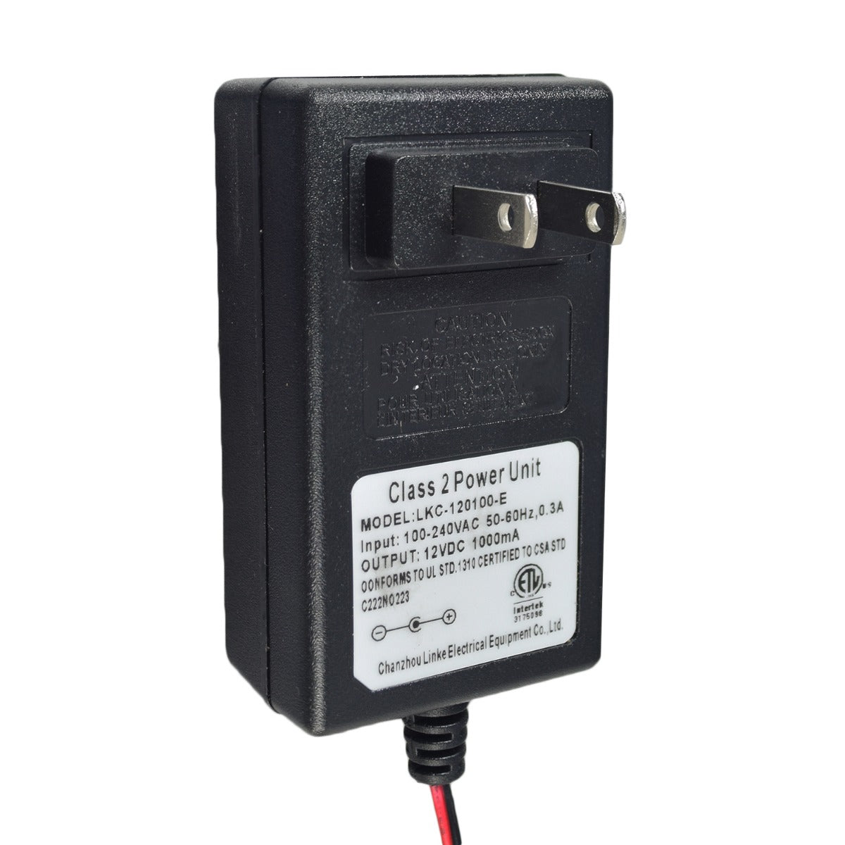 12 Volt Battery Charger for Power Wheels Ride-On Toys with a red wire, square-end connector, and built-in charge indicator.