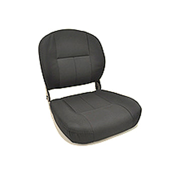 Standard 18 Width Black All-Weather Seat for Ranger Mobility Scooters, featuring a black cushioned seat with armrests, designed for enhanced comfort and durability.