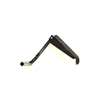 Left Hand Armrest Assembly for Ranger Mobility Scooters, featuring a black metal tool with a black handle, including the mounting arm.