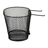 Non-Folding Front Basket for Ranger Mobility Scooters, featuring a black wire design with two handles, ideal for customizing your scooter.