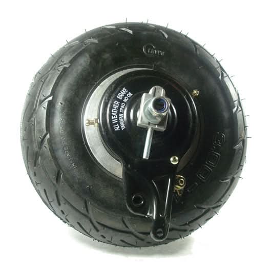 Yamaha Razz Rear Wheel Rear Wheel Assembly with 3-Spoke Hub and Black Band Brake for the Razo ...