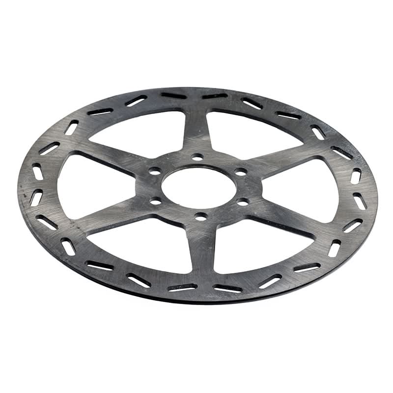 180 mm Rear Brake Disc for the Oryxearth 105cc 4-Stroke Mini Bike, featuring a circular metal design with 6 visible mounting holes arranged in a 50 mm bolt circle.