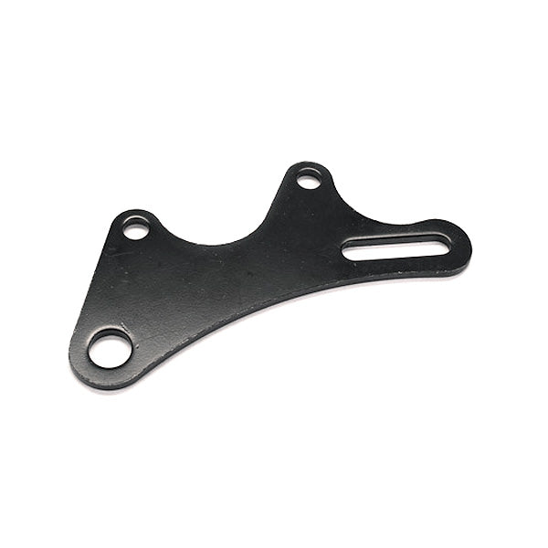 Rear Brake Mount for the Motovox MVS10, a black metal piece with multiple holes, designed as a replacement part for the MVS10 stand-up scooter.