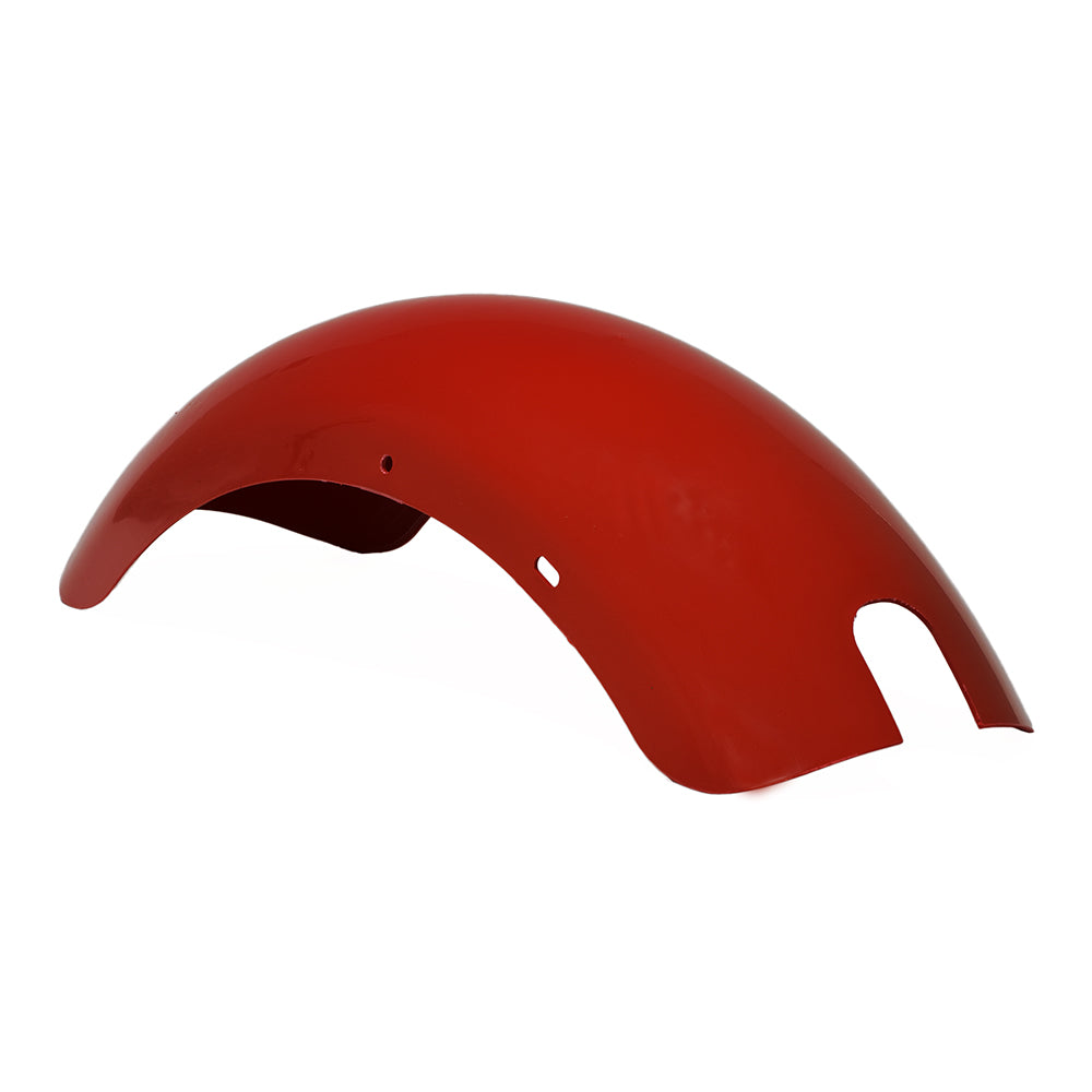 Rear Fender for the Massimo Warrior 200 (MB200) Mini Bike, featuring a sleek design, specifically crafted for a secure fit on the mini bike's rear, requiring minor adjustments for optimal placement.