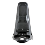 Rear Mud Guard for Baja BE500 showing a solid black plastic structure with no holes, designed to fit the rear of the electric scooter for effective protection against mud and debris.