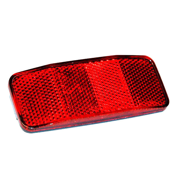 Rear Reflector for eZip and IZIP Electric Bikes, featuring a rectangular design with a textured surface, essential for enhancing visibility and safety on electric bikes.