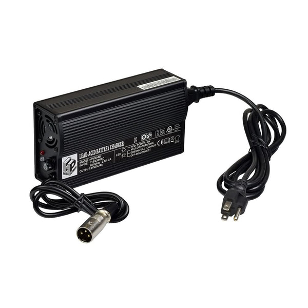 24 Volt 4.0 Amp XLR HP8204B Battery Charger – Monster Scooter Parts
