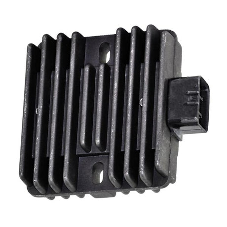 Rectifier (Voltage Regulator) for Baja Wilderness Trail 400 (WD400) ATV - VIN Prefix LWG, featuring a sleek black cover and compact design, suitable for 400cc and some 250cc engines.