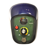 Close-up of the Upper Control Panel with Gauge for the ActiveCare Spitfire 1310 & 1410 mobility scooters, highlighting buttons and display for easy operation.