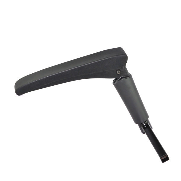 Right Armrest Assembly for the Drive Gladiator (G694) Mobility Scooter, featuring a black plastic handle, designed exclusively for the right side of the seat assembly.