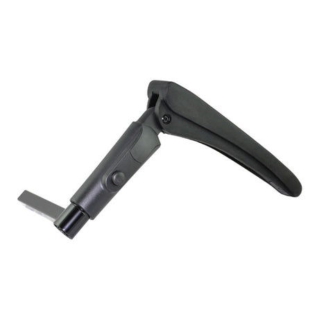 Right Armrest Assembly for the Drive Gladiator (G694) Mobility Scooter, shown as a black tool with a long handle, designed for the right side of the seat assembly.