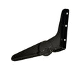 Adjustable Pinchless Seat Hinge for Jazzy and Jet Power Chairs, & Pride Scooters (Set of 2) - Black metal bracket with holes and a pulley, compatible with Hi-back and Medium-back seats.