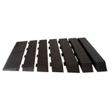 1" - 4"  Full Length Rubber Threshold Ramp Kit (RAMPRBKIT 4R)