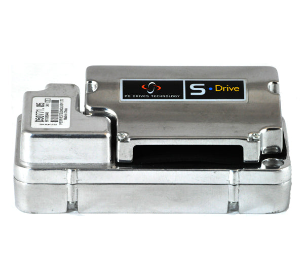 70 Amp S-Drive Controller Assembly with Harness for the Pride Victory (SC1600/SC1700), featuring a silver rectangular unit with a label, designed for models from October 23rd, 2006, onward.