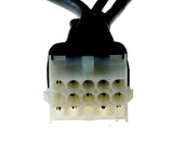 Close-up of the 70 Amp S-Drive Controller Assembly with Harness for the Pride Victory (SC1600/SC1700), showing the cable connector and plastic housing with holes, vital for electric supply connection.