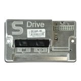 S-Drive Controller with Delta Tiller Setup for the Pride Hurricane PMV5001, featuring a metal rectangular body with a white label and a visible barcode.