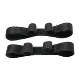 Replacement Straps for Hoverboard Go-Kart Kits (Set of 2), featuring black polypropylene webbing with hook and loop panels for secure attachment.