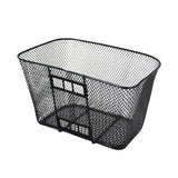 Front Wire Basket for Shoprider Dasher 9, Echo, Sprinter Jumbo XL, and Start 8 mobility scooters, shown as a black mesh basket designed to mount on the scooter's tiller. Mounting hardware not included.