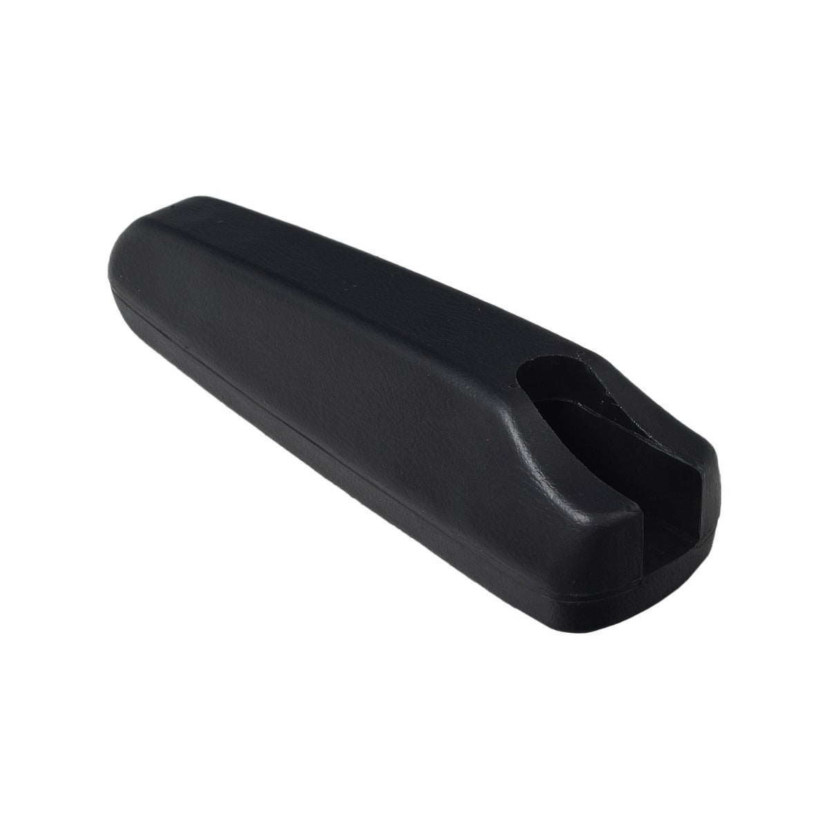 11 Armrest Pad for Shoprider Streamer Sport (888WAB), Streamer Sport Rehab (888WA), and WIZZ (888WNL); black plastic with a central hole, compatible with both left and right armrests.