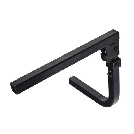 Left Armrest Assembly for the Shoprider Streamer 888WNLB, 888WS, 888WSB, featuring a black metal arm with screws, designed for mobility power chairs.