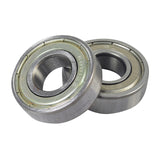 Fork Bearings for the Golden Technologies Compass (Set of 2) shown in a close-up, highlighting the metal ball bearing structure essential for the caster wheel fork assemblies.