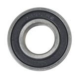 Close-up of a 6002-2RS Fork Bearing for Jazzy and Quantum Power Chairs (Set of 2), showcasing the circular, deep groove ball bearing design with high-temperature plastic seals on both sides.