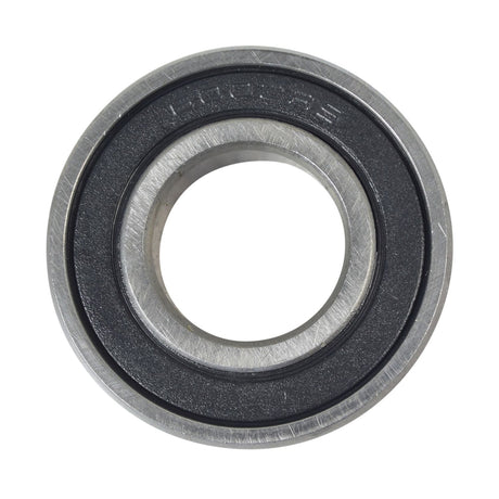 Close-up of the 6002-2RS (6002RS) Sealed Bearing, a single-row, deep groove ball bearing with high-temperature plastic seals on both sides and a 15 mm inner diameter, made of chrome steel.