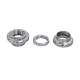 Headset Steering Bearings for Razor E100, E100 Glow, E125, E150, E-Punk, & eSpark, showing a group of close-up metal nuts and bearings essential for smooth steering and replacement.