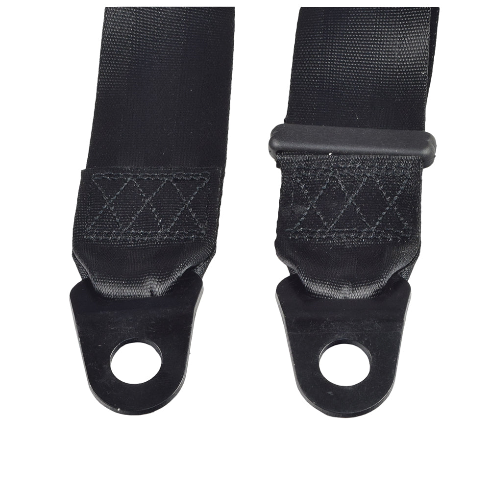 60 Seat Belt for the Golden Technologies LiteRider (GL110/GL140), featuring a black strap with holes and a black buckle, designed for safety on mobility scooters and power chairs.