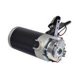 Motor (CM80B-013) & Brake Assembly for the Pride Celebrity X & Mega Motion Endeavor X (Blemished), featuring a black and silver electric motor with visible mechanical parts, cables, and minor surface blemishes.